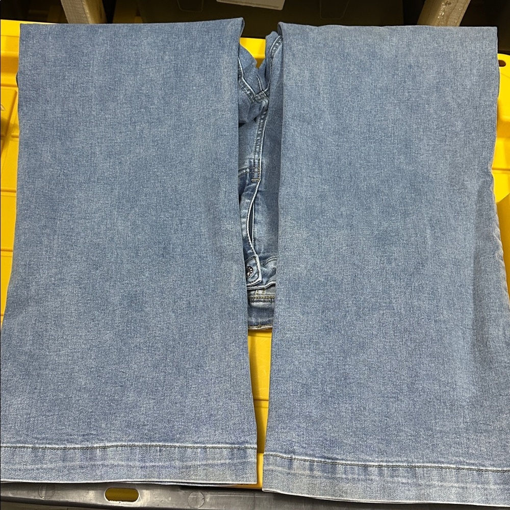 Womens Plus Size Bootcut Jeans Women's High Stretch Straight Jeans Size 2XL - Picture 5 of 7